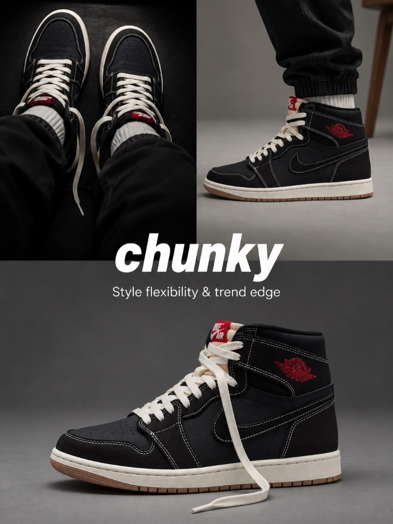 Chunky high-top style flexibility carousel slide
