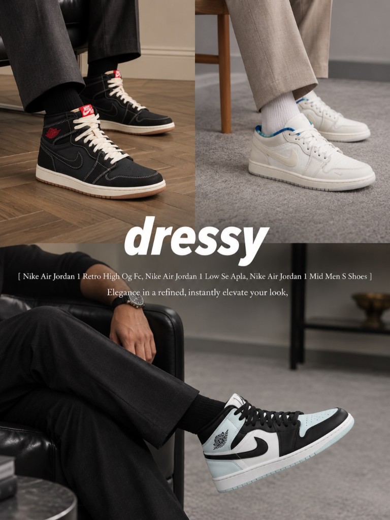 Dressy Nike Air Jordan styling carousel slide